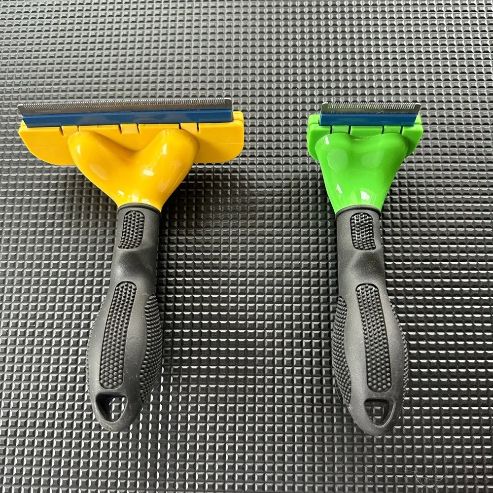 Small and Large Furminator Deshedding Brushes